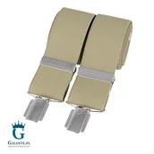 Dodatki do ubrań - Szelki do spodni Beżowe BR-004 - miniaturka - grafika 1