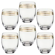 Szklanki - Zestaw szklanek 430 ml 6 sztuk VOLARE GOLD - miniaturka - grafika 1