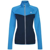 Bluzy sportowe damskie - Bluza damska Dare 2b Elation II Core Stretch Rozmiar: L / Kolor: niebieski/czarny - miniaturka - grafika 1