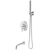 Zestawy prysznicowe - Omnires Kompletny system łazienkowy podtynkowy chrom SYS YW01 CR SYS YW01 CR - miniaturka - grafika 1