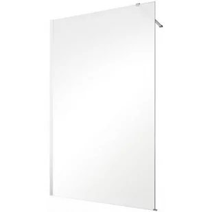 Besco Ścianka prysznicowa Eco-N Black Walk-In 110x195 cm - Ścianki i drzwi prysznicowe - miniaturka - grafika 3