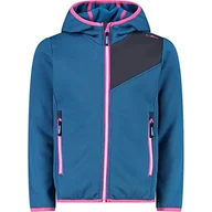 Kurtki i płaszcze dla dziewczynek - CMP - Kid G Jacket Fix Hood, Girl, Titanio, 116 - miniaturka - grafika 1
