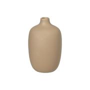 Wazony i flakony - Beżowy ceramiczny wazon Blomus Nomad, wys. 13 cm - miniaturka - grafika 1