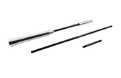 Anteny samochodowe - Antena aluminiowa długa, bat wkręcany – 3 długości - miniaturka - grafika 1
