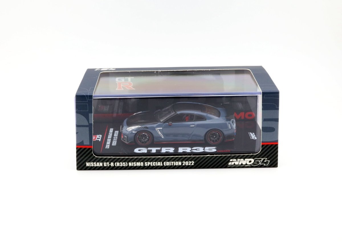 INNO64 Nissan GT-R R35 Nismo Special Edition 2022 Stealth Gray INNO 64 1:64