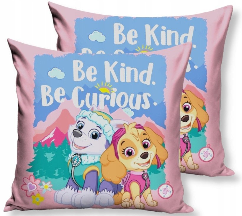 Poszewka 40x40 na poduszkę miła w dotyku dwustronna VELVET PSI PATROL