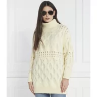 Swetry damskie - Silvian Heach Sweter | Loose fit | z dodatkiem wełny - miniaturka - grafika 1