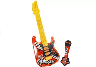 Gitara Elektryczna Mikrofon Struny Czerwona - Mały naukowiec - miniaturka - grafika 2