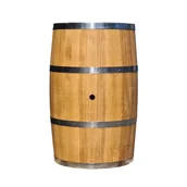 Beczki - Beczka dębowa 225l z dębu Quercus robur + stojak - miniaturka - grafika 1