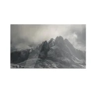 Deski do krojenia - Szklana deska kuchenna HOMEPRINT Tajemnicza czarna góra 60x52 cm - miniaturka - grafika 1