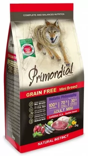 Primordial Dog Grain Free Mini Adult Sardine & Goose 6kg - Sucha karma dla psów - miniaturka - grafika 1