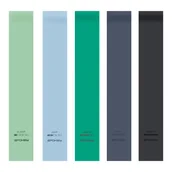 Gumy, taśmy, ekspandery - Spokey Artio Set, zestaw gum fitness, 5 sztuk - miniaturka - grafika 1