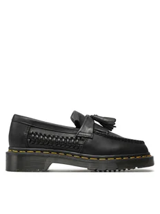 Dr. Martens Loafersy Adrian Woven 31621001 Czarny - Półbuty męskie - miniaturka - grafika 1