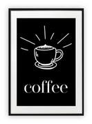 Plakaty - Plakat B2 50x70 cm Typografia Typo Kawa Coffee WZORY - miniaturka - grafika 1