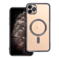Etui i futerały do telefonów - Futera Electro Mag Cover kompatybilny z MagSafe do IPHONE 11 PRO MAX czarny - miniaturka - grafika 1