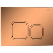 Przyciski spłukujące - Mexen Tex 03 przycisk spłukujący, różowe złoto błyszczący - 6103-09 - miniaturka - grafika 1