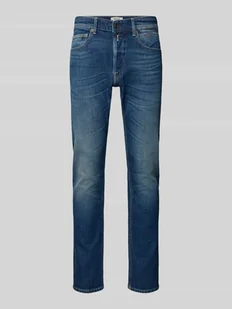 Jeansy o kroju regular slim fit z 5 kieszeniami model ‘WILLBI’ - Spodnie męskie - miniaturka - grafika 1