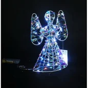 Ozdoby bożonarodzeniowe - Anioł z rozłożonymi skrzydłami 35 LED zimny biały 25 cm - miniaturka - grafika 1