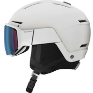 Kaski narciarskie - Kask z przyłbicą szybą Salomon Osmo Pro Sigma Photo White 2025 - miniaturka - grafika 1