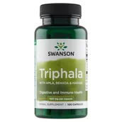 Suplementy naturalne - Preparat poprawiający trawienie Swanson Triphala 500 mg 100 kapsułek (SW1039) - miniaturka - grafika 1
