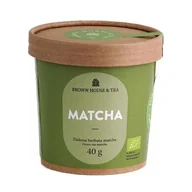 Herbata - BIO Zielona herbata Brown House & Tea Matcha 40g - miniaturka - grafika 1