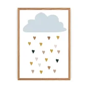 Wyposażenie pokoiku dziecięcego - Obrazek Rain of Love - miniaturka - grafika 1