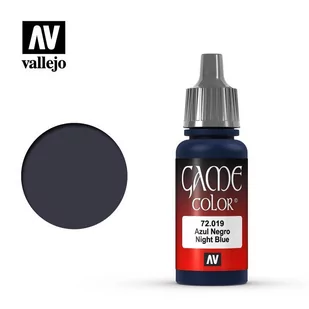 Vallejo 72019 Game Color 17 ml Night Blue Wbm - Akcesoria do gier planszowych - miniaturka - grafika 1