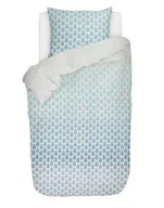 Pościel - Ozdobna pościel z satyny bawełnianej we wzory w kolorze turkusowym, poszewki dekoracyjne, pościel dwustronna, Esprit, 135 x 200 cm, 140 x 220 cm - miniaturka - grafika 1
