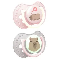 Smoczki do butelek - Smoczek LOVI CapiChill Girl 0-6 m (2 szt.) - miniaturka - grafika 1