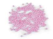 Półfabrykaty do biżuterii - KORALIKI GLANCE ŚREDNI RÓŻ 3MM 100SZT - miniaturka - grafika 1
