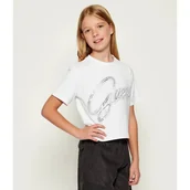 Koszulki dla dziewczynek - Guess T-shirt Cropped Fit - miniaturka - grafika 1