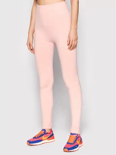 Spodnie damskie - Maison Lejaby Legginsy Abricot I0530 Różowy Slim Fit - grafika 1