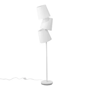 Beliani Lampa stojąca biała RIO GRANDE - Lampy stojące - miniaturka - grafika 1
