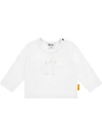 Kaftaniki dla niemowląt - Steiff Koszulka w kolorze białym - miniaturka - grafika 1