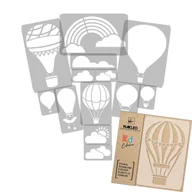 Szablony malarskie - Szablony Malarskie Wielokrotne 14 szt. // Balony - miniaturka - grafika 1