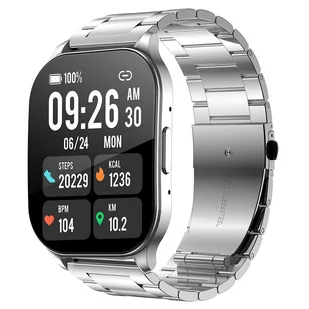 Winner Group AirFlexOne Srebrny - Smartwatch - miniaturka - grafika 1