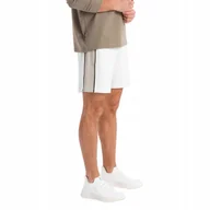 Spodenki męskie - Męskie krótkie spodenki dresowe wygodne złamana biel OM-SRSK-0182 V1 r. M - miniaturka - grafika 1