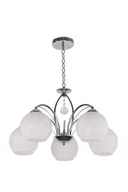 Lampy sufitowe - Candellux ALYSON LAMPA WISZÄCA 5X40W E27 BIAĹ Y 35-79237 35-79237 - miniaturka - grafika 1