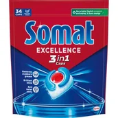 Środki do zmywarek - Kapsułki do zmywarki SOMAT Excellence Caps 3w1 - 34 szt. - miniaturka - grafika 1