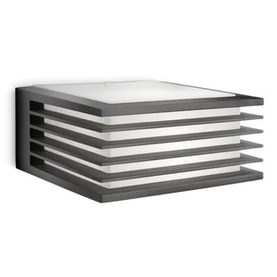 Philips Lampa zewnętrzna ścienna Shades aluminium antracytowy 915002150003 - Lampy ogrodowe - miniaturka - grafika 1
