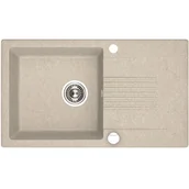 Zlewozmywaki - Laveo Celia - zlewozmywak 1-komorowy z ociekaczem LAV-13536 - miniaturka - grafika 1