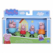 Maskotki i pluszaki - Hasbro Peppa Pig 3 Inch Figure 4-Pack Peppa's Family F21905X00 - miniaturka - grafika 1