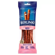Kiełbasa i wędliny - Berlinki Kiełbasa szlachetny indyk z wieprzowiną 85 g - miniaturka - grafika 1