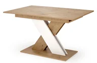 Stoły - Prostokątny nowoczesny stół dąb lancelot + biały R2-G59 - miniaturka - grafika 1