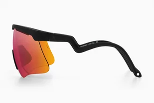 ALBA OPTICS Okulary rowerowe DELTA BLK VZUM ML Lava - Okulary sportowe - miniaturka - grafika 2