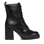 Botki damskie - Botki G-Star Raw CEO-WI34-CLEVELAND-04 Czarny - miniaturka - grafika 1