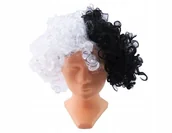 Dodatki do strojów karnawałowych - PERUKA SIA CRUELLA DE VIL DEMON 101 DALMATYŃCZYKÓW - miniaturka - grafika 1