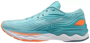 Mizuno Buty do biegania damskie WAVE SKYRISE 4 Antigua Sand/White/Light Orange - Buty sportowe damskie - miniaturka - grafika 1