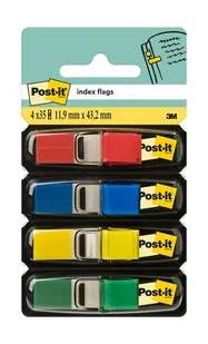Zakładki indeksujące Pp 11,9x43mm - artykuł papierniczy - Etykiety samoprzylepne i bloki etykiet - miniaturka - grafika 1