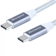 Kable USB - Kabel 2x Usb-c w oplocie 120cm MacBook Pro od 2016 - miniaturka - grafika 1